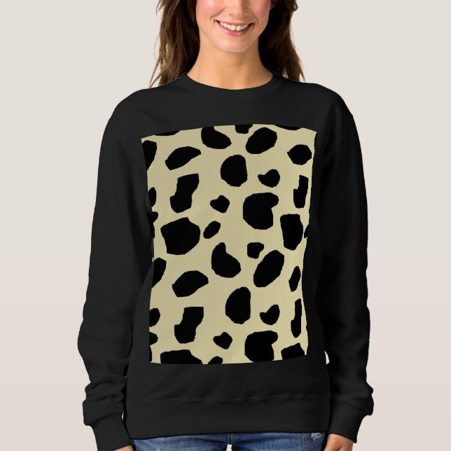 Moletom Cow Animal Skin Colour Pattern Design  (Frente)