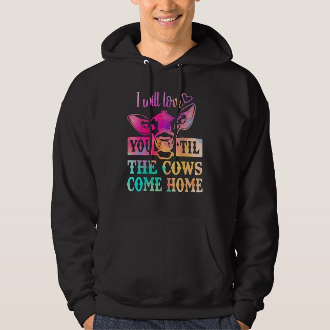 Moletom Cow  Moo Heifer Mom Mothers Day Father Dad Cows Ho (Frente)