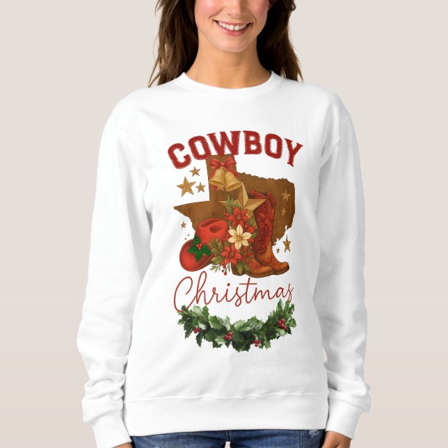 Moletom Cowboy Christmas (Frente)