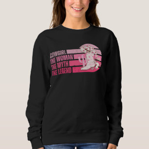 Moletom Cowgirl A Mulher O Mito A Lenda O Coun Ocidental