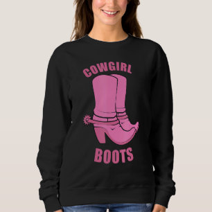 Moletom Cowgirl Boots Country Horse Rodeo Western Princess