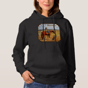 Moletom Cowgirl de Montana em Cattle Horse