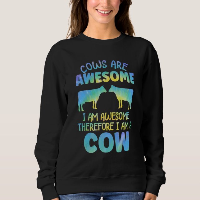 Moletom Cows are Awesome Farmer Cows Lover for Women & Kid (Frente)