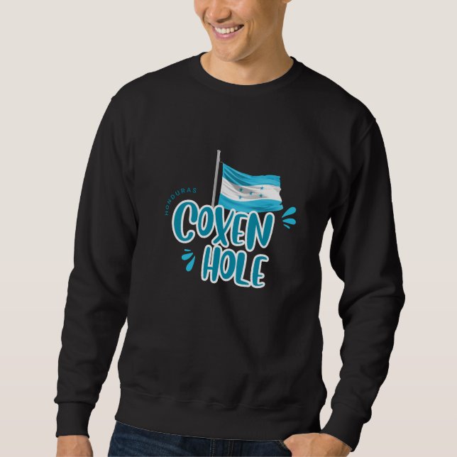 Moletom Coxen Hole com Bandeira de Honduras (Frente)