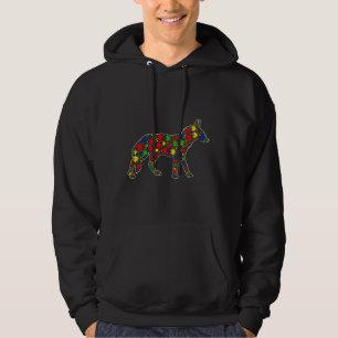 Moletom Coyote Engraçado Peças Quebra-cabeça Autismo Aware