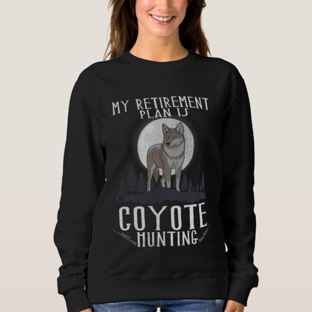 Moletom Coyote Hunting  Hunting Coyote Brown Yote Coyote H (Frente)