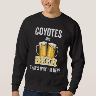 Moletom Coyotes e cerveja, é por isso que estou aqui