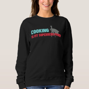 Moletom Cozinhar é meu super-herói poderoso chefe cozinhei