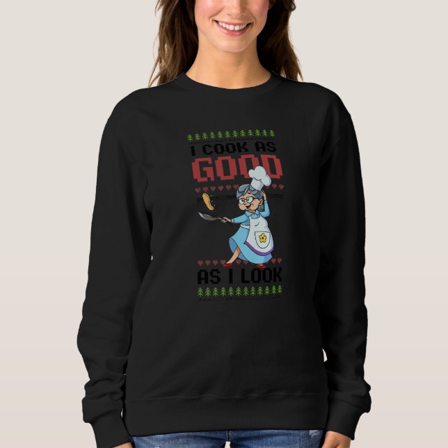 Moletom Cozinhe Tão Bem Quanto Eu Sou Natal Chef (Frente)