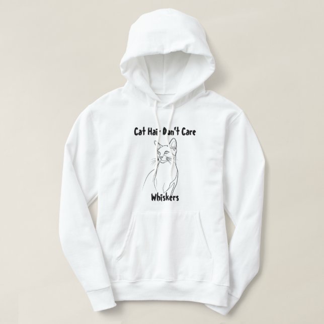 Moletom Cozy Feline Friend: Hoodie Personalizado Foto de G (Frente do Design)