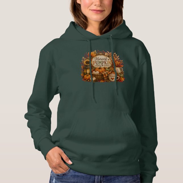 Moletom Cozy Harvest Pumpkin / Cosecha Acogedora  (Frente)