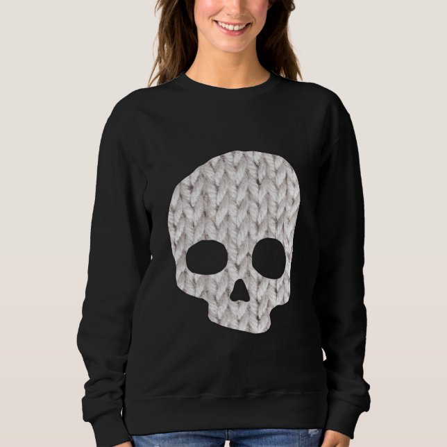 Moletom Cozy Knit Skull (Frente)