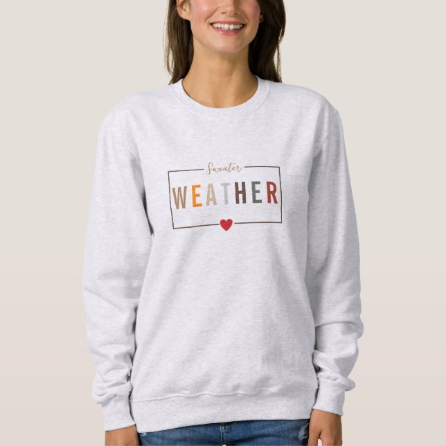 Moletom Cozy Modern Fall Sweater (Frente)