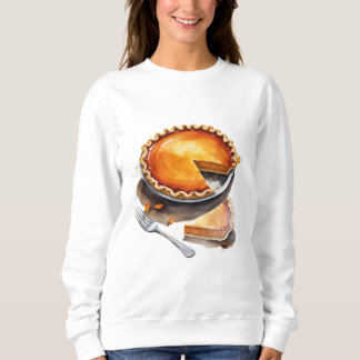 Moletom Cozy Pumpkin Pie Sweatshirt para outono e Ação de 