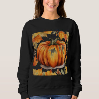 Moletom Cozy Pumpkin Sweatshirt para outono e Halloween