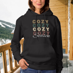 Moletom Cozy Season Boho Colors Tipografia Repetida