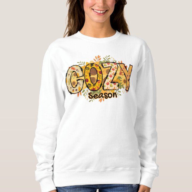 Moletom Cozy Season Floral Basic Sweet (Frente)