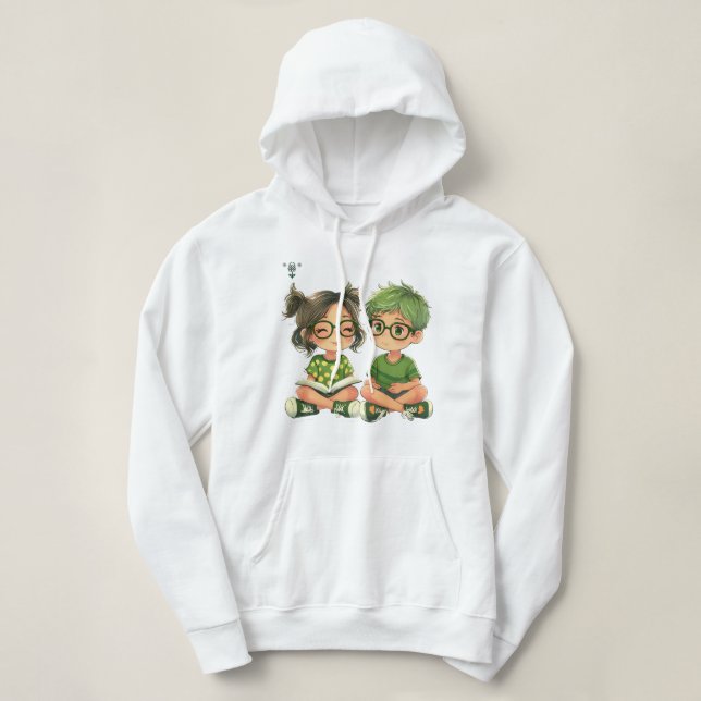Moletom Cozy T-Shirt Hoodie - O conforto Encontra-Se Com O (Frente do Design)