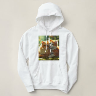 Moletom Cozy Whimsic Cats Hoodie Design