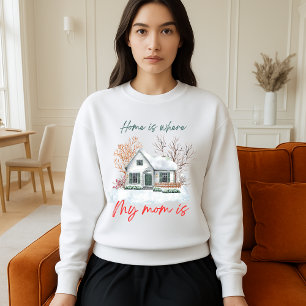 Moletom Cozy Winter House design Watercolor