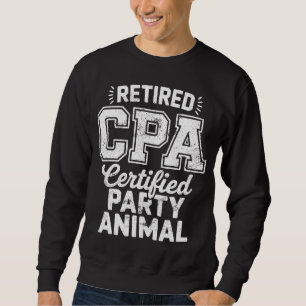 Moletom CPA Aposentado Animal de Festa Certificado