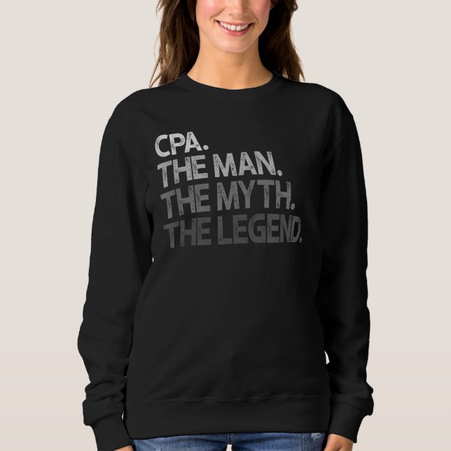 Moletom CPA The Man Myth Legend Gift (Frente)