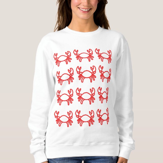 Moletom Crab Zodiac Sweatshirt – Calm Water Sign Identity  (Frente)