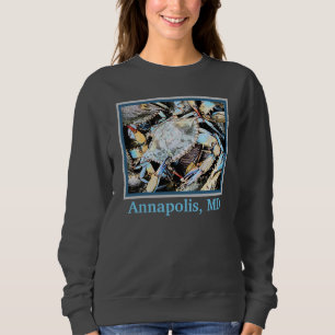 Moletom Crabby Crab Annapolis, MD Sweatshirt ou T-Shirt