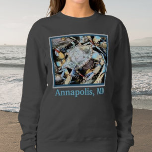 Moletom Crabby Crab Annapolis, MD Sweatshirt ou T-Shirt