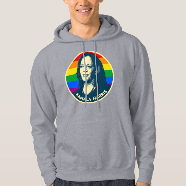 Moletom Crachá KAMALA HARRIS PRIDE (Frente)
