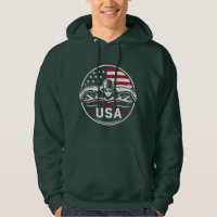 Crachá Patriótico da Bandeira Americana de Natação