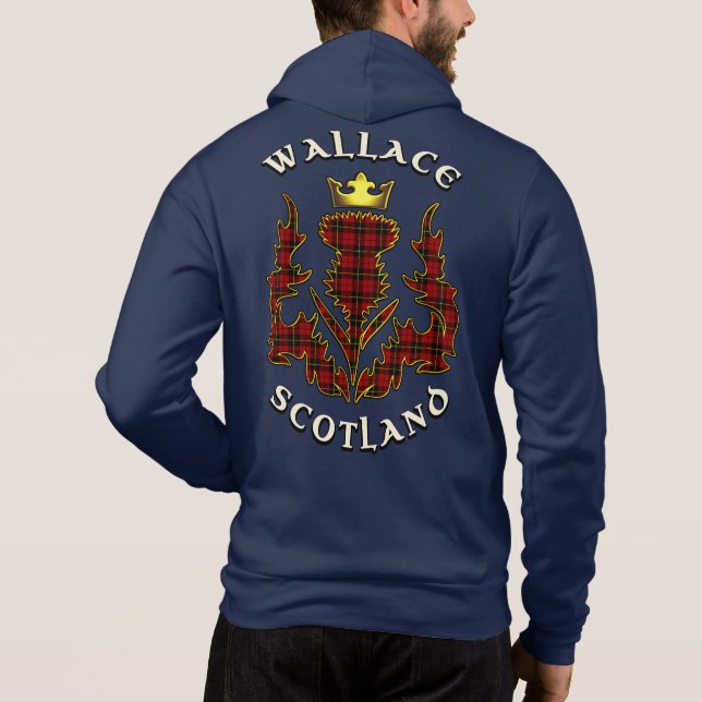 Moletom Crachá Wallace Clan & Tartan w/Motto (Verso)