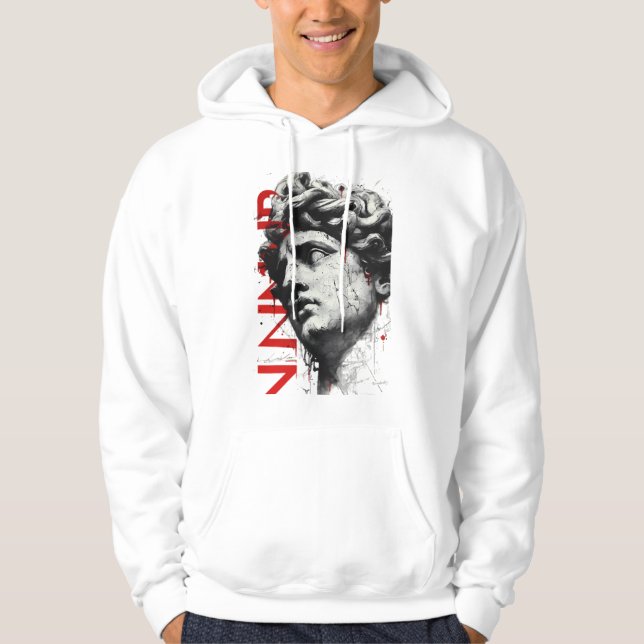 Moletom Cracked Classical Bust Trash Polka Art Hoodie (Frente)