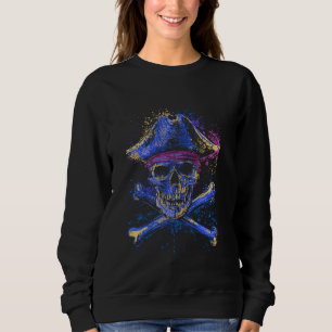 Moletom Crânio Crossbones Skeleton Jolly Roger Flag Hallow
