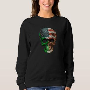 Moletom Cranio de Açúcar Leprechaun St Patricks Dia de São