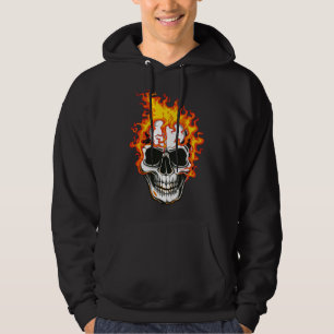 Moletom Cranio de Fogo Flamejante