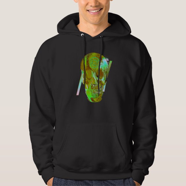 Moletom Cranio de Pântano Grunge (Frente)