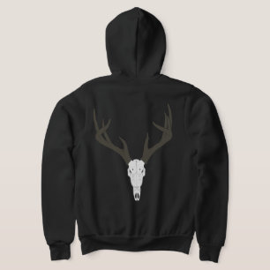 Moletom Crânio de Veado Branco Personalizável