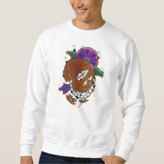 Moletom crânio dourado