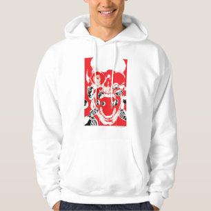 Moletom Crânio e anéis - vermelho
