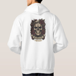 MOLETOM CRÂNIO ESTILO VINTAGE DE DESIGN OUSADO