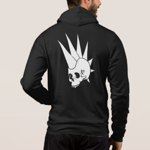 Moletom Crânio Sem Jawless Punk Personalizável Versão 2