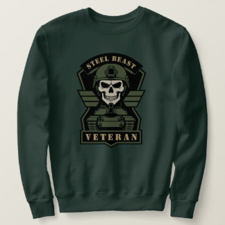 Moletom Cranio Tático Veterano de Tanque Steel Beast