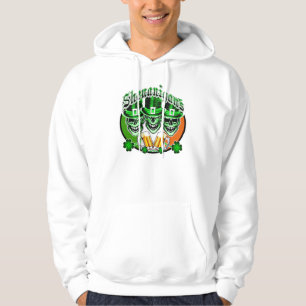 Moletom Crânios irlandeses de riso do Leprechaun: