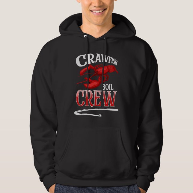 Moletom Crawfish Boil Crew Crayfish (Frente)