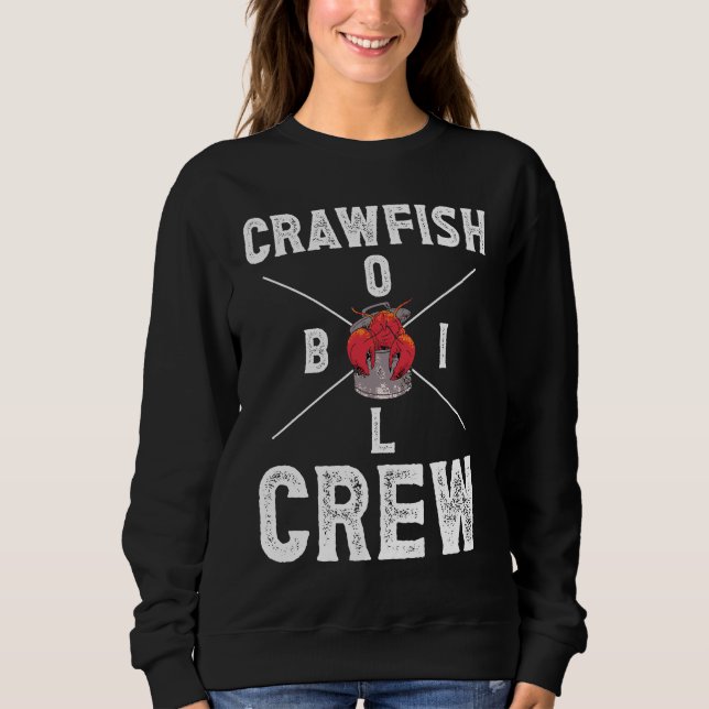 Moletom Crawfish Boil Crew Crayfish  3 (Frente)