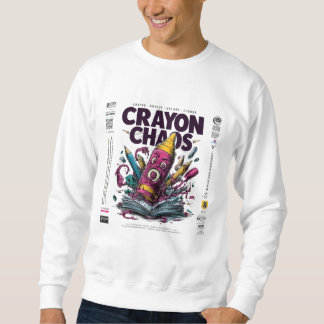 Moletom Crayon Chaos Art – Trippy Melting Crayon Streetwea