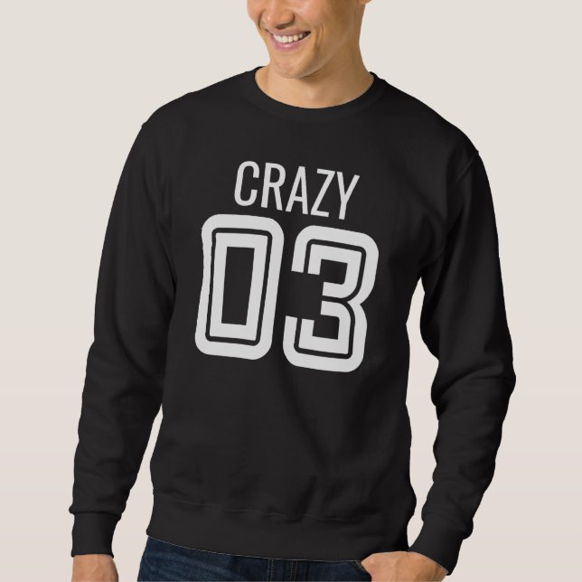 Moletom Crazy 3 Três Grupos Correspondendo Bff - Imagem na (Frente)
