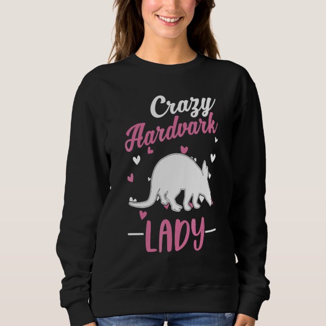 Moletom Crazy Aardvark Lady Aardvark Girl (Frente)