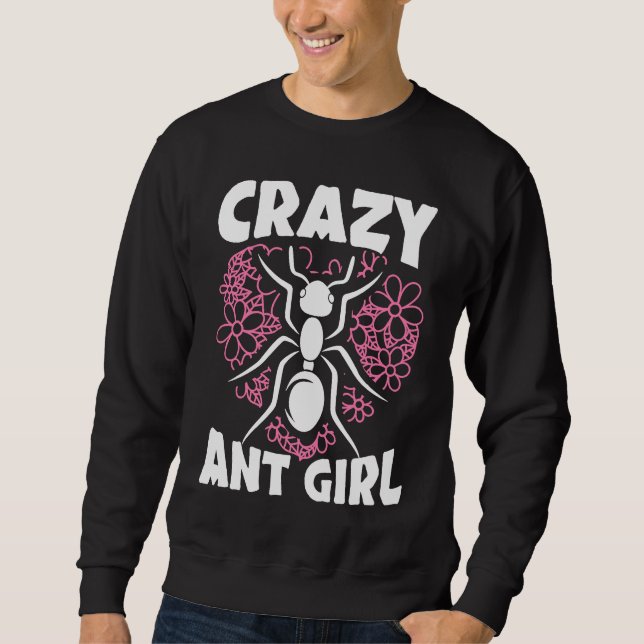 Moletom Crazy Ant Girl Insect Lover Entomology Future Ento (Frente)